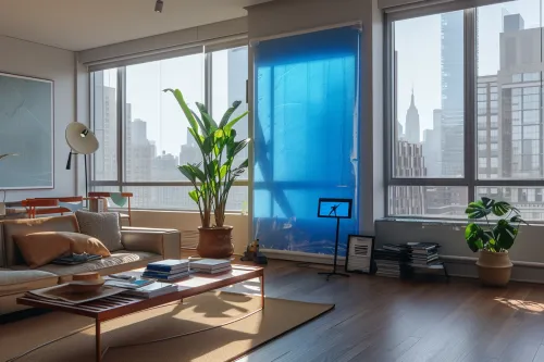 Aérogel ultra-mince appliqué dans un appartement compact, offrant une isolation thermique performante